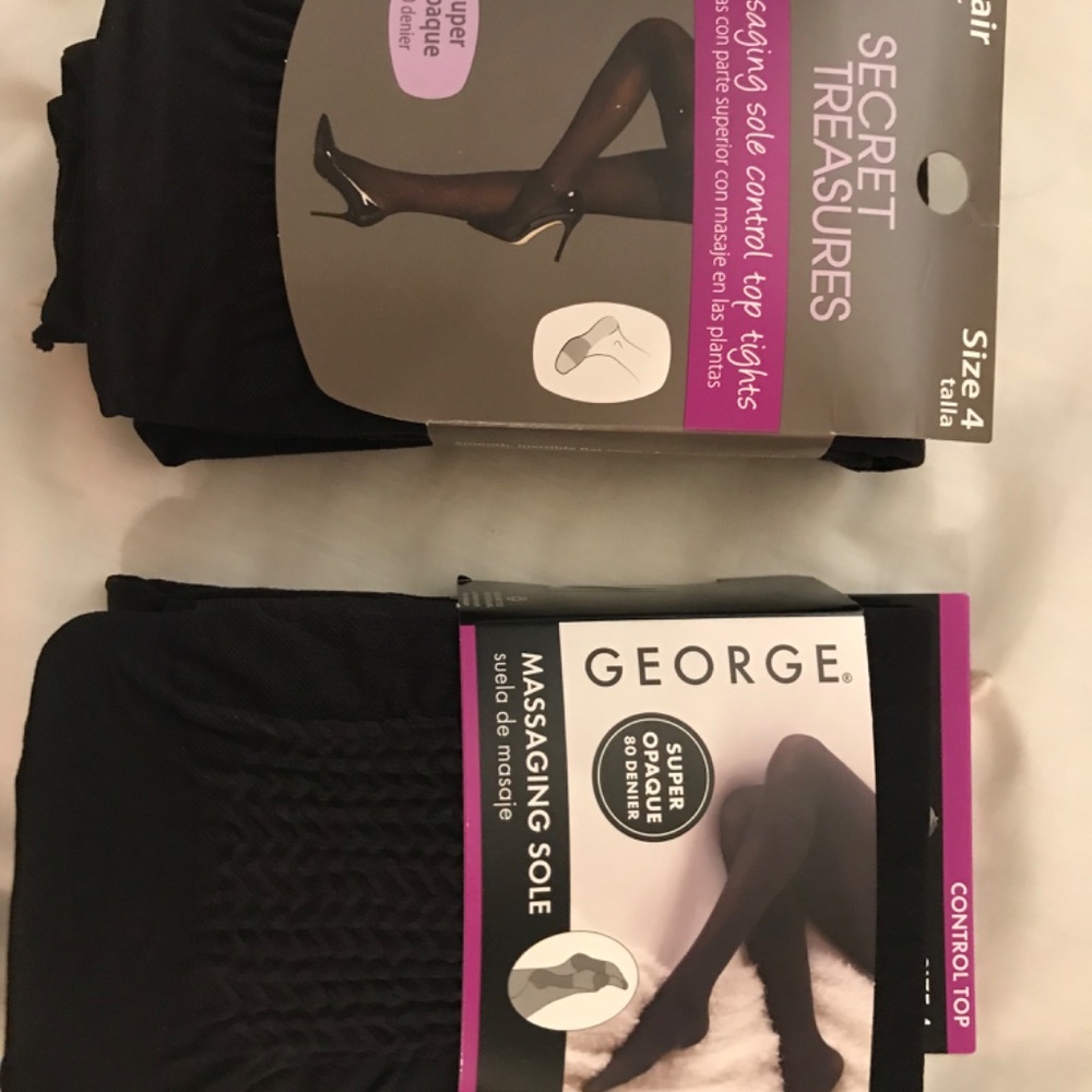 Plus size tights secret treasure George size 4. 4 - Picture 2 of 9
